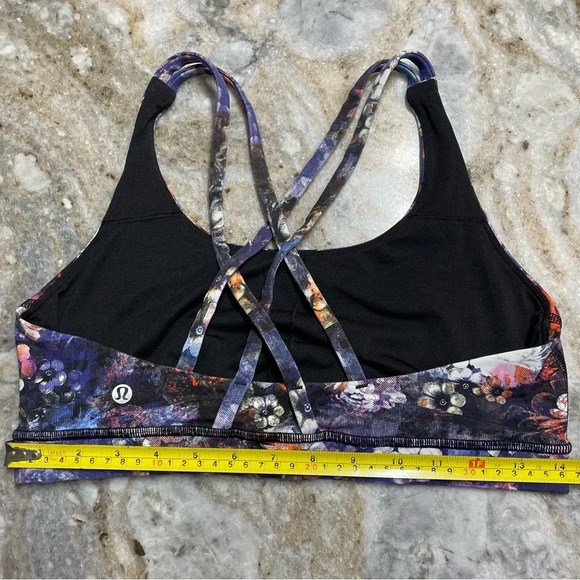 Lululemon Energy Bra Floral size 10 - Picture 6 of 7